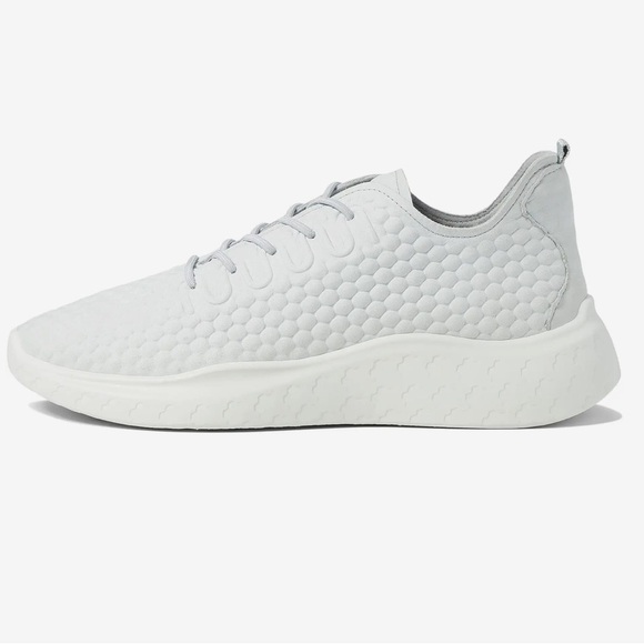 ECCO Womens Therap Gray Textured Athletic Training Lace Shoes Sneakers 8-8.5 - Picture 2 of 10